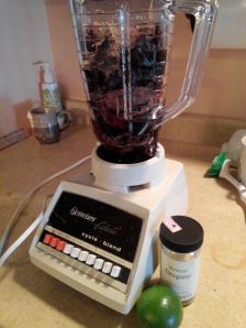 Preparing a sugar-free chipotle and ancho chili BBQ sauce.